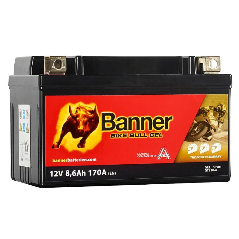 Banner Motorradbatterie 12V 8,6Ah 170A – 150 mm