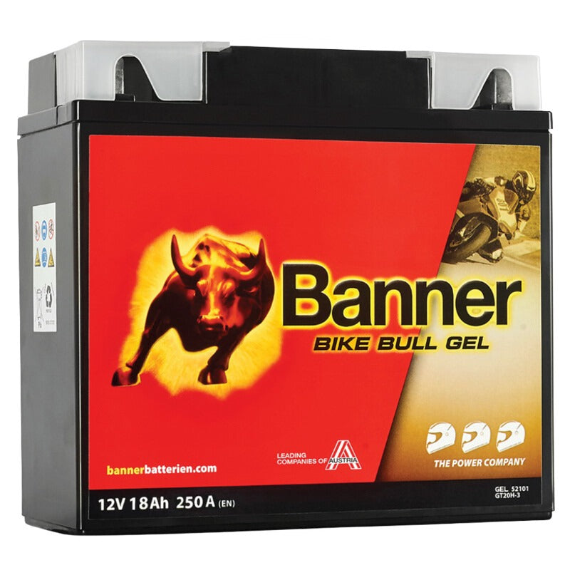 Banner Motorradbatterie 12V 18Ah – 186 mm
