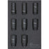 GRANIT BLACK EDITION Einlagen-Set 3/4“-Kraft-Stecknuss