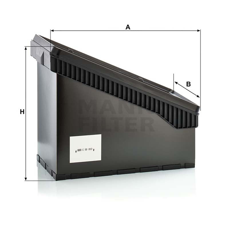 MANN FILTER Luftfilter A (mm) 499,6 MANN FILTER