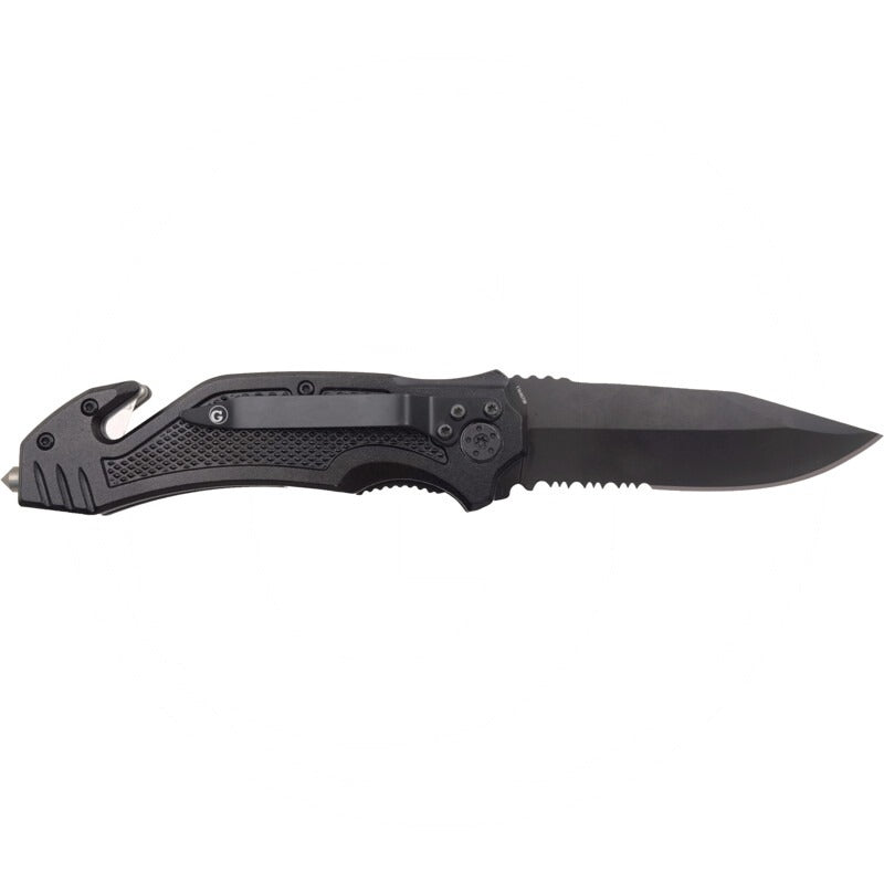 GRANIT BLACK EDITION Rettungsmesser mit Klingenarretierung