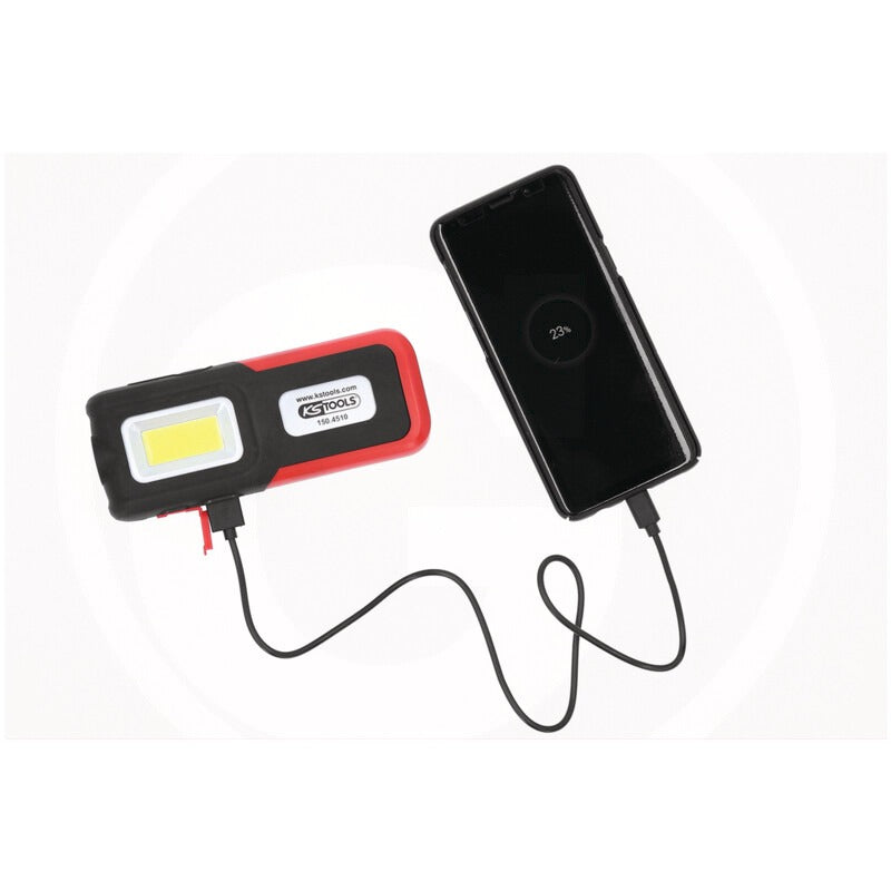 KS TOOLS Mobile Werkstatt-Handlampe, knickbar – Bild 5