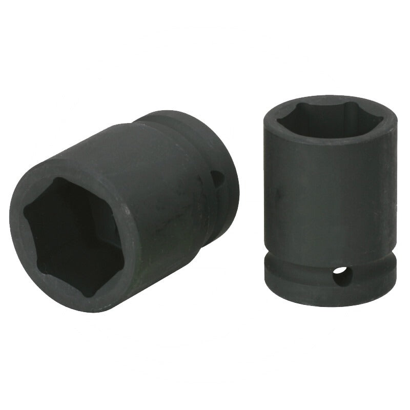 GRANIT BLACK EDITION 1" Sechskant-Kraft-Stecknuss, kurz – 58 mm