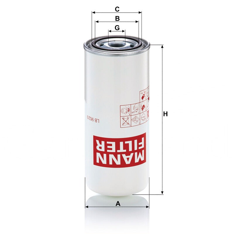 MANN FILTER DruckLuftfilter für Druckluftentölung MANN FILTER