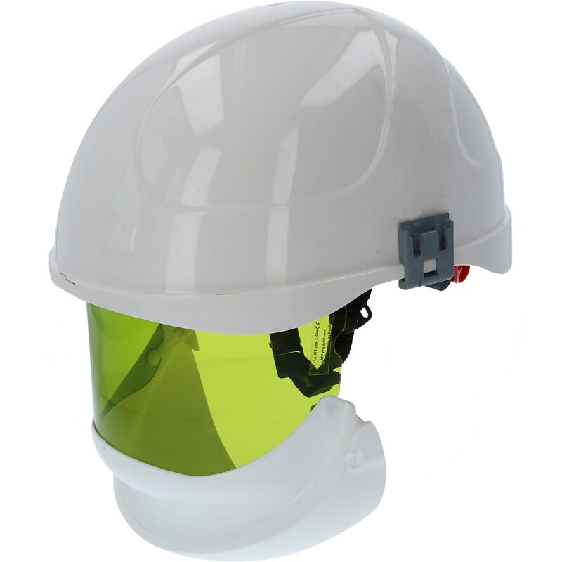 KS Tools Arbeits-Schutzhelm mit Lichtbogenvisier – Breite 250 mm ATPV: 8,4 CAL/cm2Prüfzertifika
