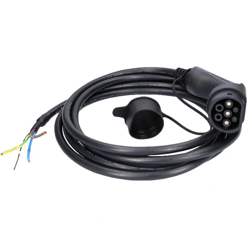 KS Tools efuturo Ladekabel, Ende offen auf Typ 2 Mit diesem Mode 3 Qualitätskab