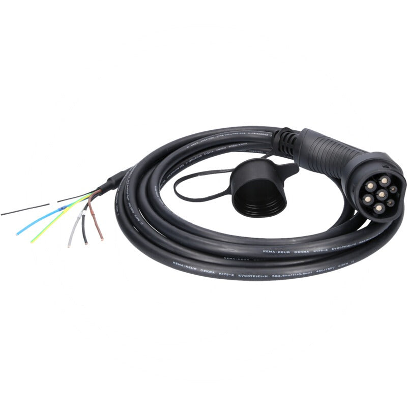 KS Tools efuturo Ladekabel, Ende offen auf Typ 2 Mit diesem Mode 3 Qualitätskab