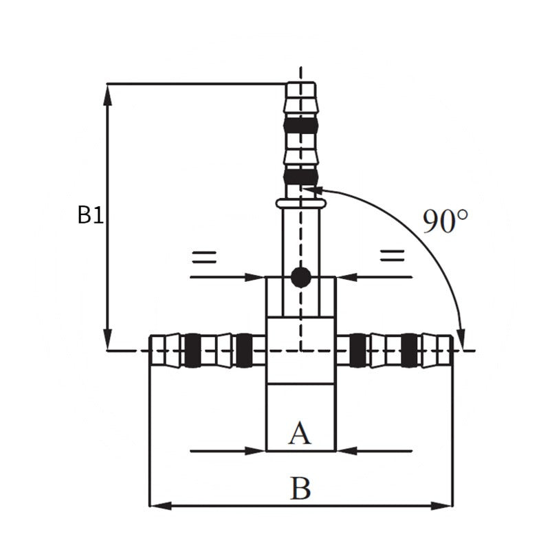 manuli 3W Fitting 10 12 12