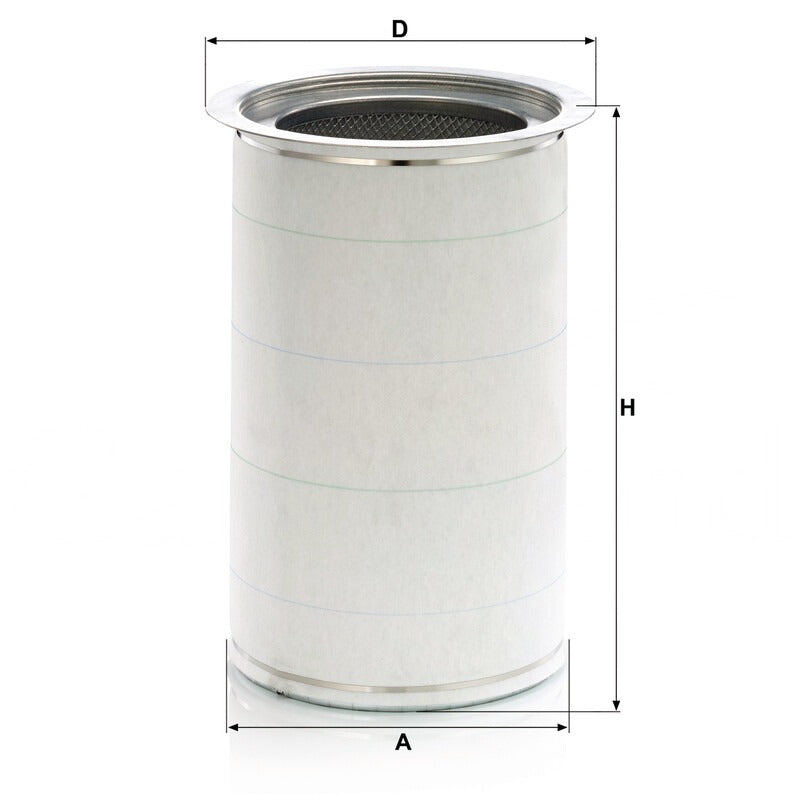 MANN FILTER Luftentölelement A (mm) 283 MANN FILTER
