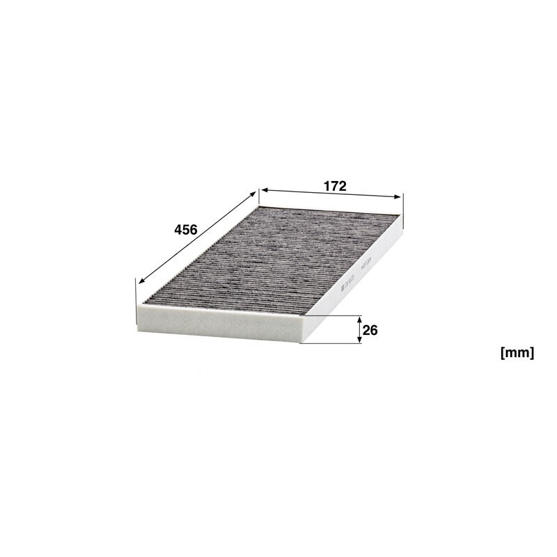 MANN FILTER Innenraumluftfilter A (mm) 456 MANN FILTER