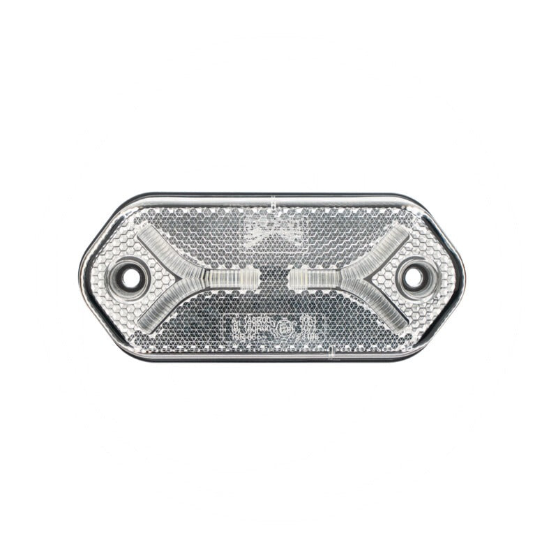 ASPÖCK Positionsleuchte Flatpoint IV weiß P&R – Breite 117 mm
