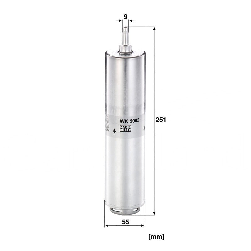 MANN FILTER Kraftstoffilter Außen-Ø (mm) 55 MANN FILTER