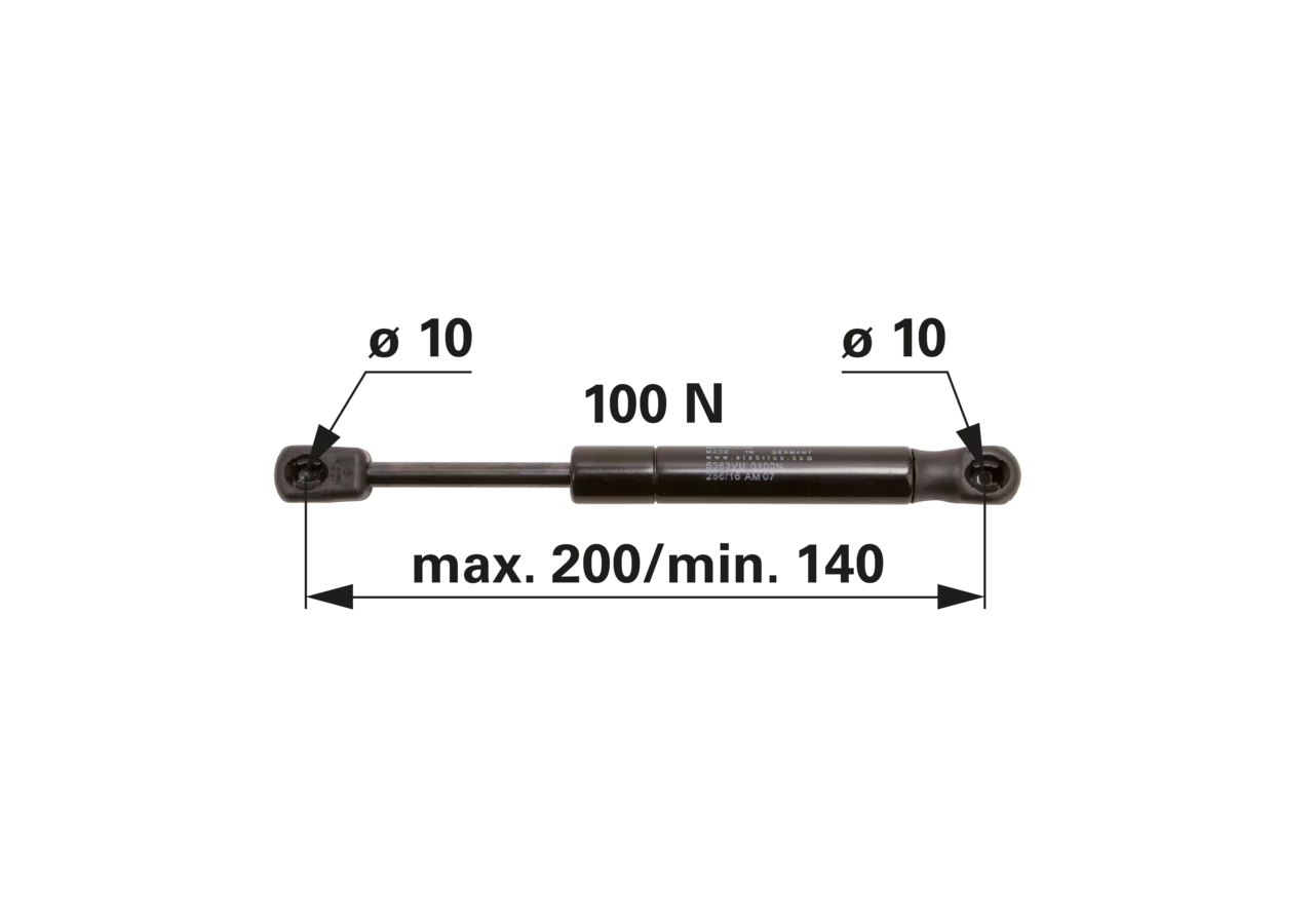 McCormick Gasdruckfeder für Dachluke 3682051M91 McCormick