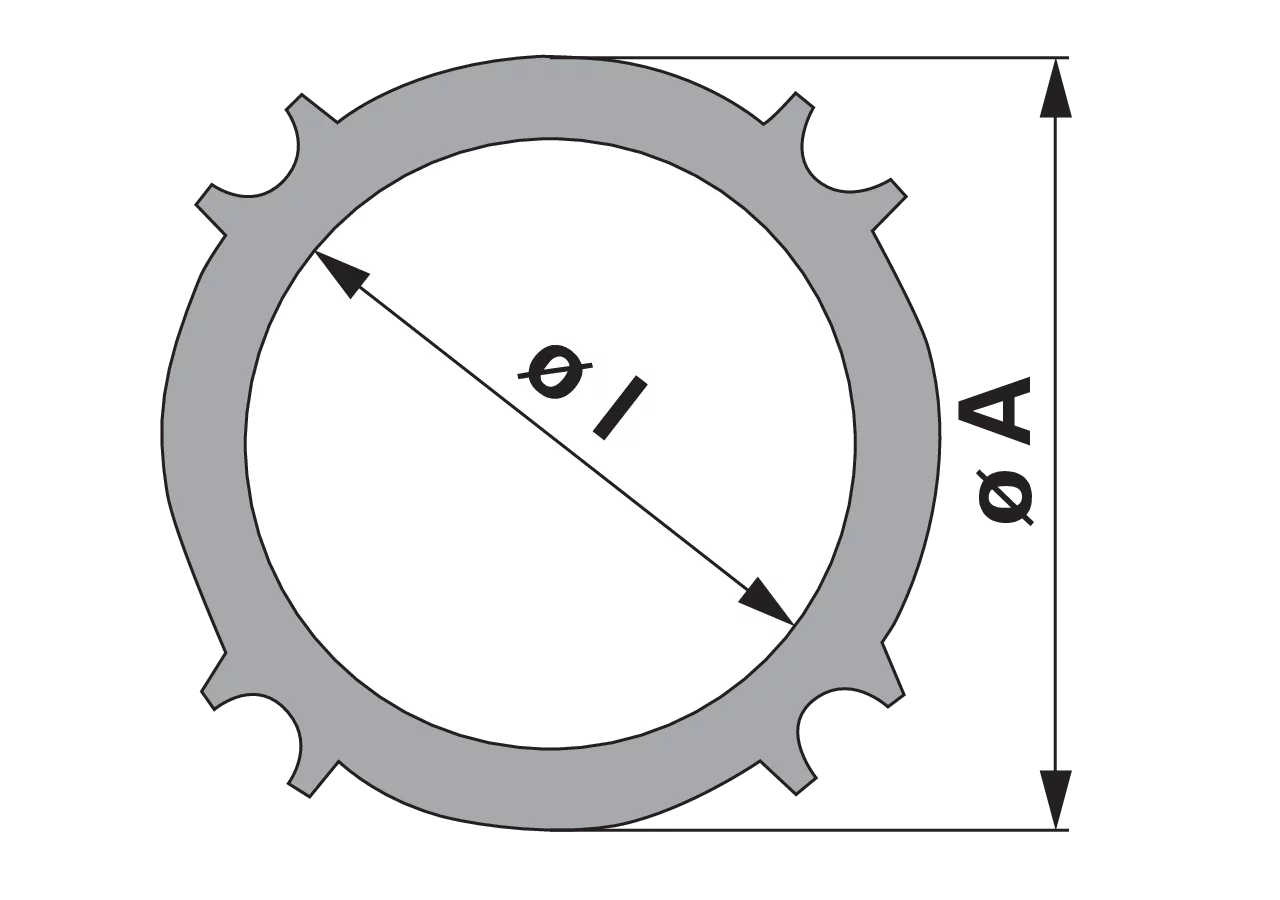 McCormick Außenlamelle Zapfwellenkupplung 401717R1 McCormick