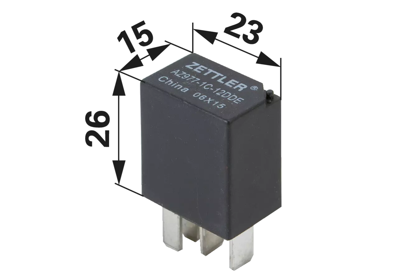 Relais Länge 23 mm McCormick