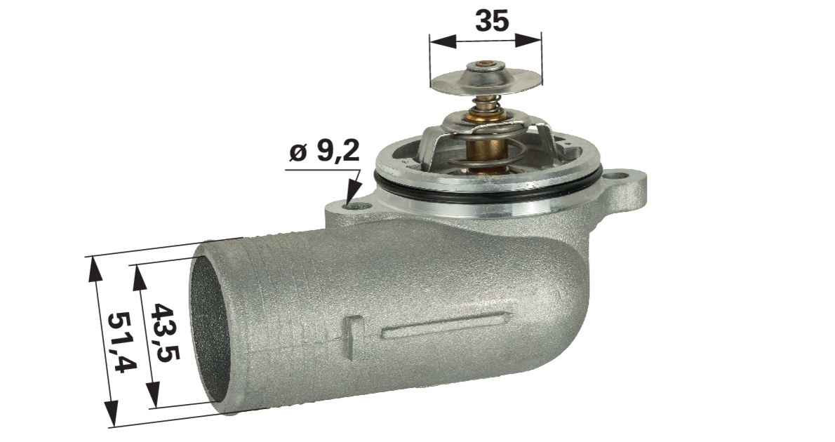 McCormick Thermostat mit Gehäuse und O-Ring McCormick