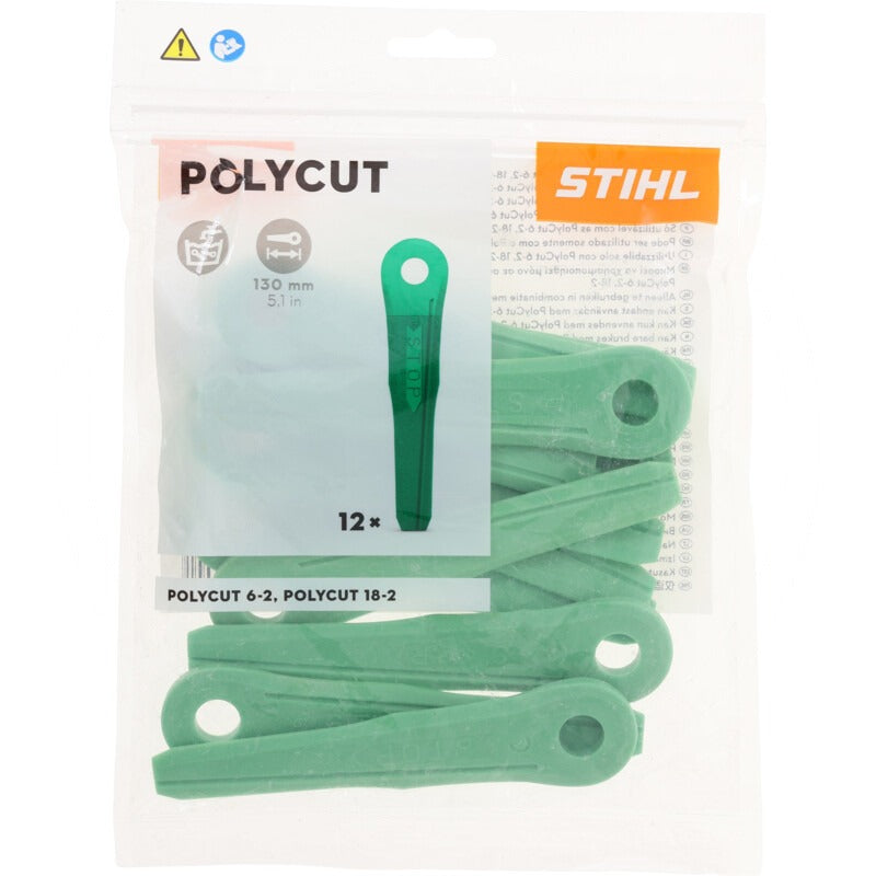 STIHL VPE12 Kunststoff-Messersatz passend für PolyCut 6-2, PolyCut 18-2 – Bild 3