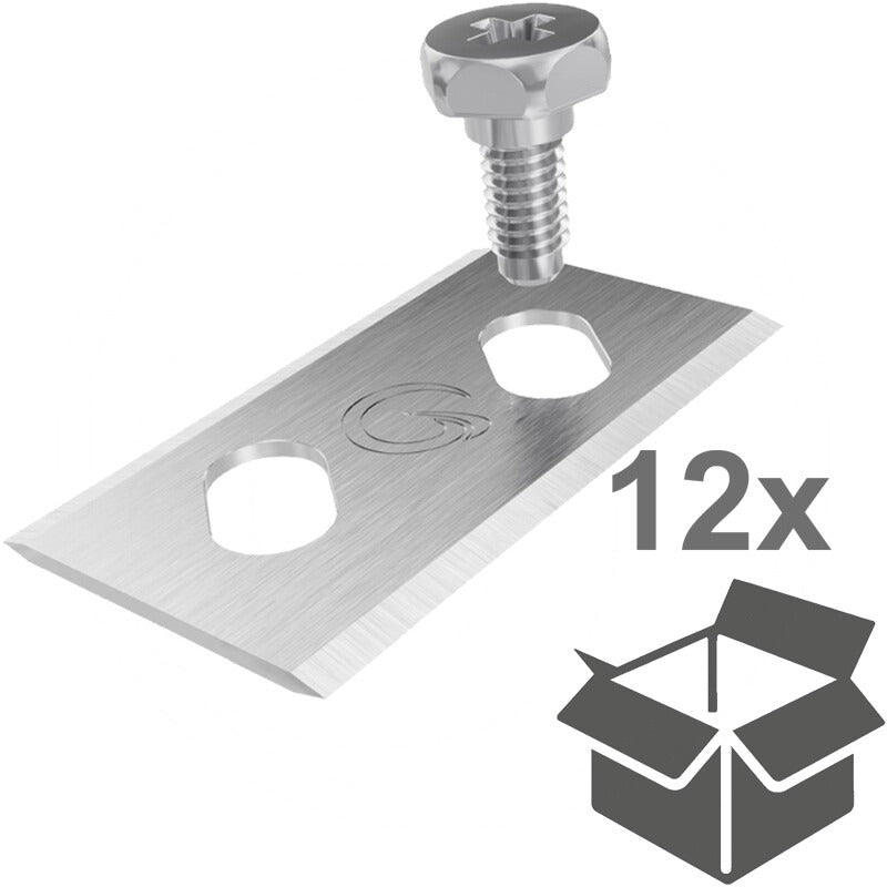 Grimsholm Messerklingensatz passend für Robomow RK1000, RK1000 PRO RK2000, RK2000 PRO RK3000 PRO RK4000 PRO – 32 mm