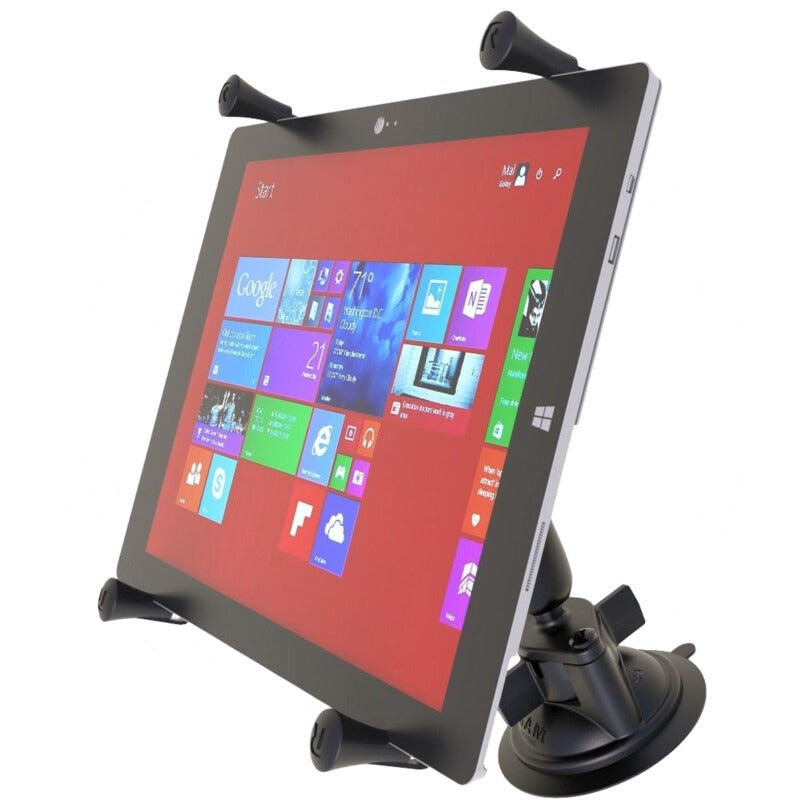 RAM MOUNTS X-Grip Saugfuss-Halterung passend für Tablets – RAM-B-166-UN11U