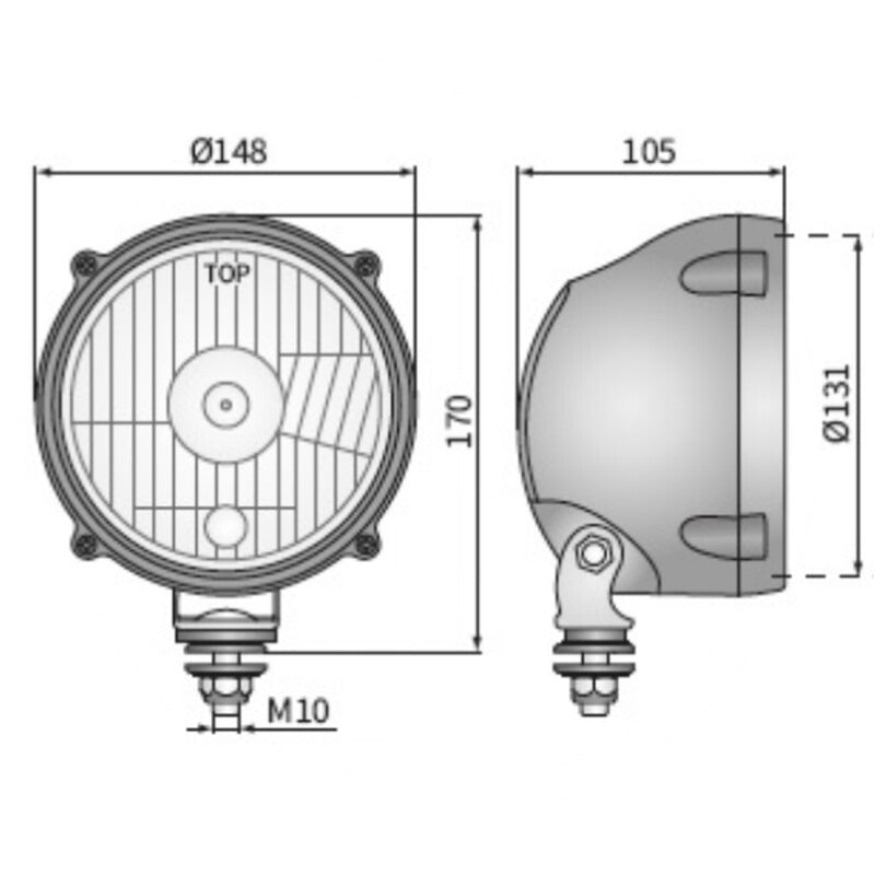 GRANIT Hauptscheinwerfer – Ø 131 mm – 47670072 – Bild 2