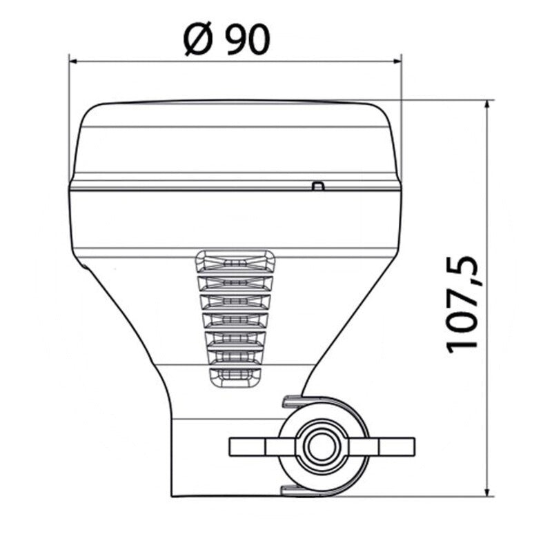 VIGNAL LED Blitz-Kennleuchte ATLASSINO – Ø 90 mm – Bild 2