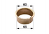 Buchse ID 60 mm – passend für Fella 123272 GartenShop24