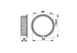 Buchse AD 110,5 x ID 90 x L 30 mm Fella 131683 Fella