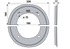 Deckblechhälfte AD 326 mm Fella 140803 Fella
