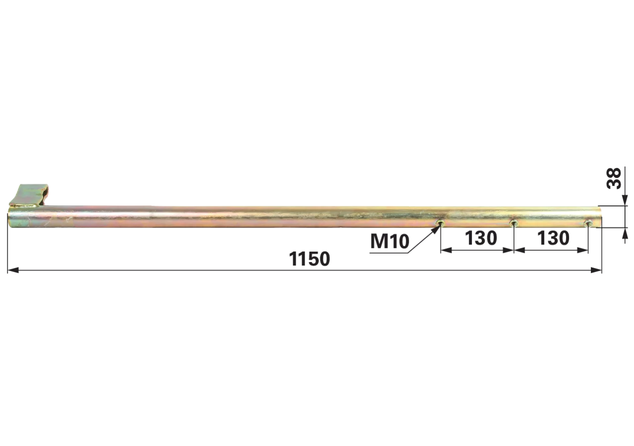 Zinkenträger L 1.150 mm – passend für Fella 161618 GartenShop24