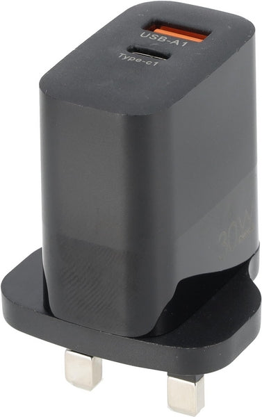 230V USB A+ C Ladegerät 30W (UK)