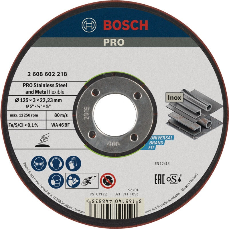 BOSCH Schruppscheibe WA 46 BF, 125mm