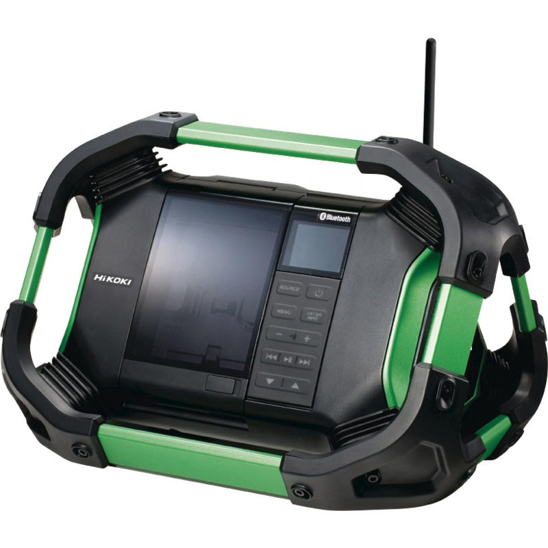 Hikoki Baustellenradio, Akku und Netzbetrieb
