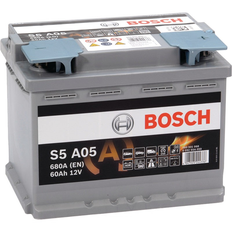 BOSCH Batterie S5 A05 12 V / 60 Ah – 242 mm