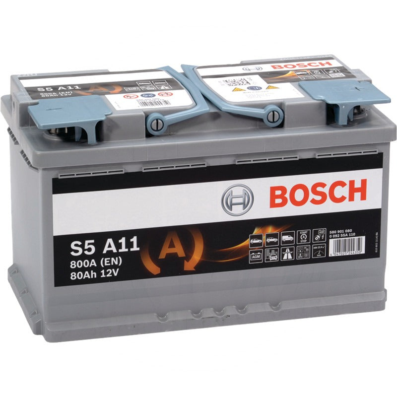 BOSCH Batterie S5 A11 12 V / 80 Ah – 315 mm