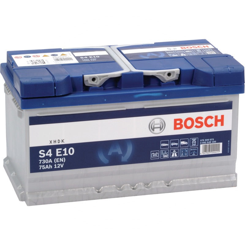 BOSCH Batterie S4 E10 12 V / 75 Ah – 315 mm