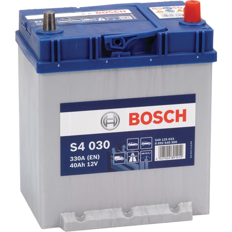 BOSCH Batterie S4 030 12 V / 40 Ah – 187 mm