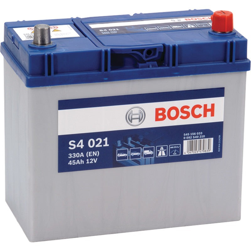 BOSCH Batterie S4 021 12 V / 45 Ah – 238 mm