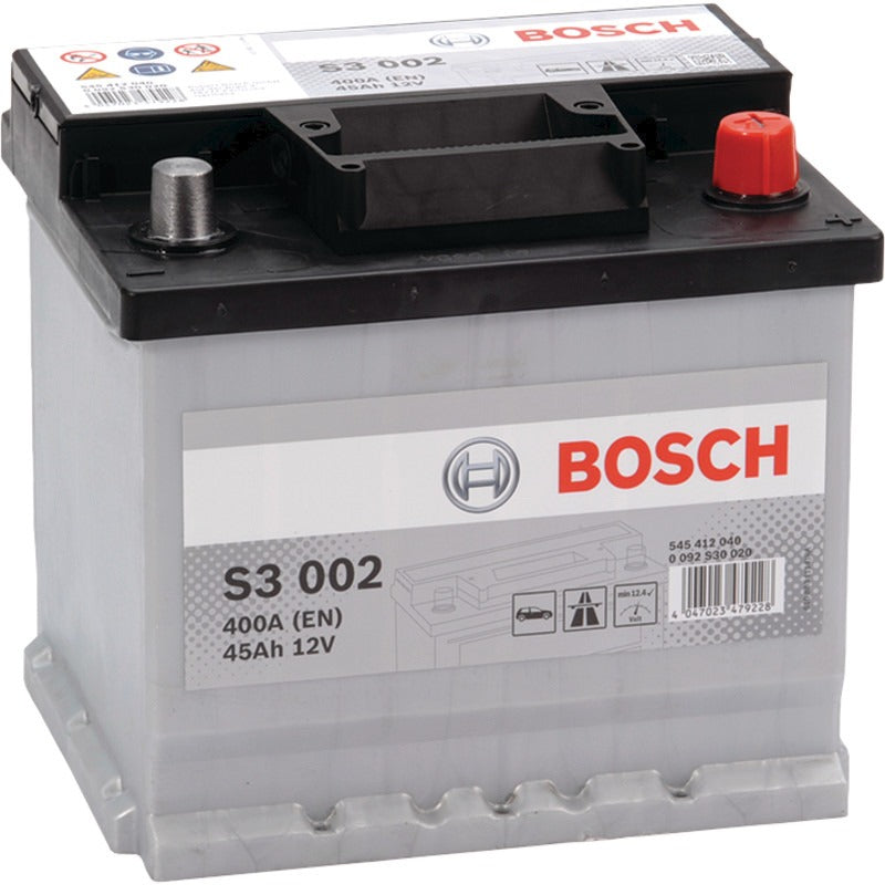 BOSCH Batterie S3 002 12 V / 45 Ah – 207 mm – 0092S30020