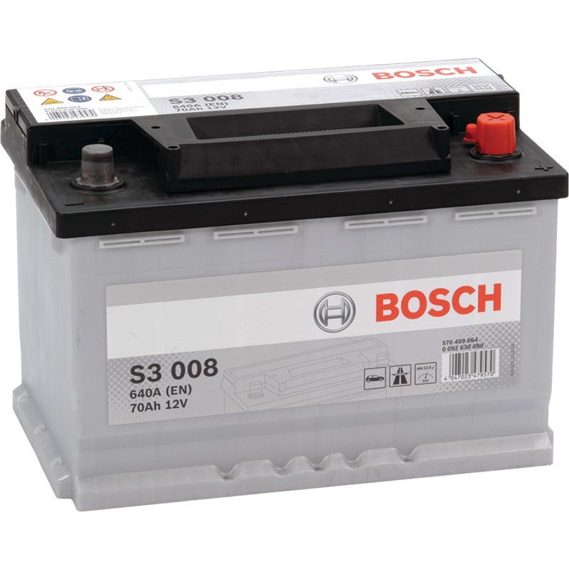 BOSCH Batterie S3 008 12 V / 70 Ah – 278 mm