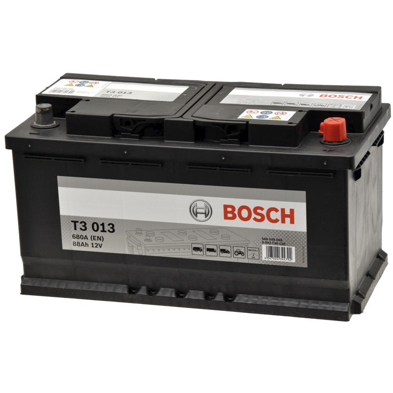 BOSCH Batterie T3 013 12 V / 88 Ah – 350 mm – 0092T30130