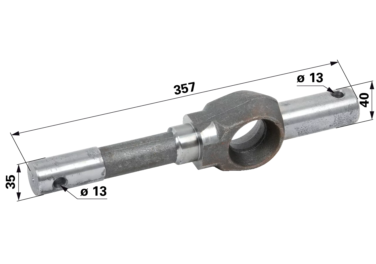 Stützwelle L 357 mm Stoll JF0646010 GartenShop24