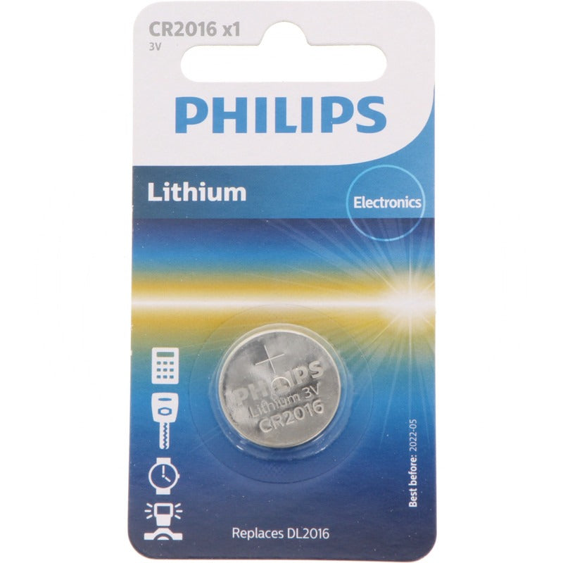 PHILIPS Knopfzelle Ausführung CR2016