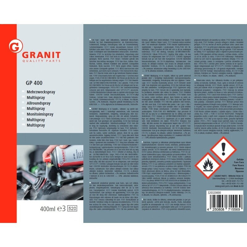 GRANIT Multispray "Allround GP 400" 400ml – Bild 2