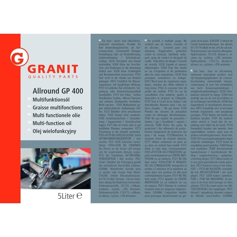 GRANIT Multifunktionsöl 5l – Bild 2