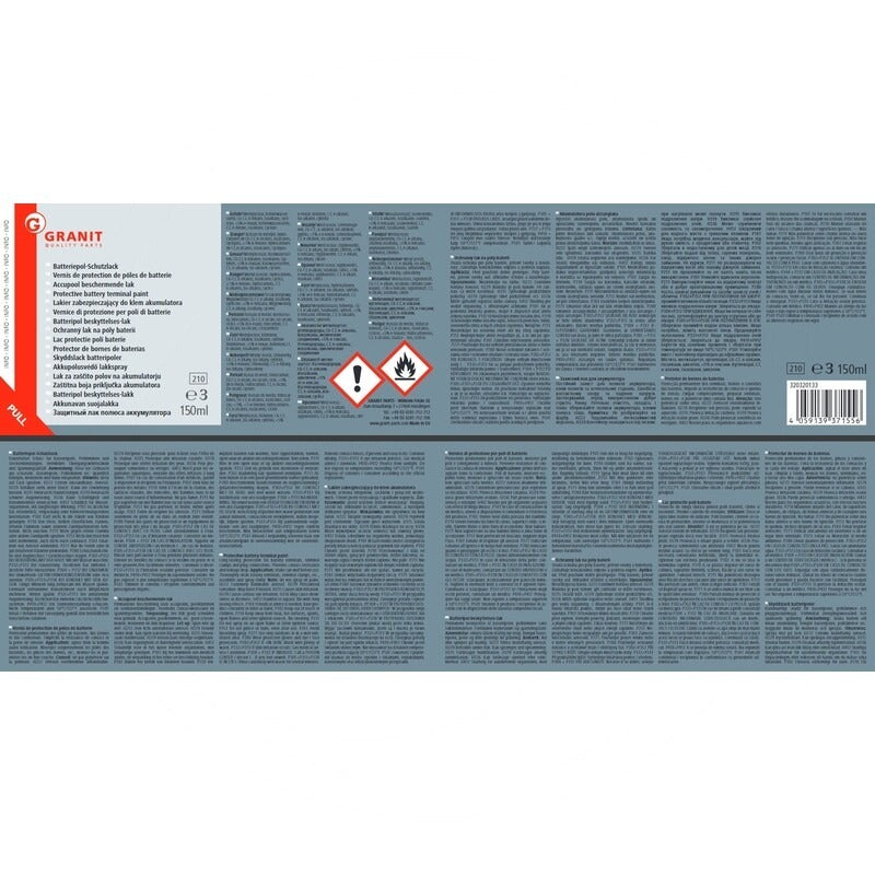 GRANIT Batteriepol-Schutzlack 150ml