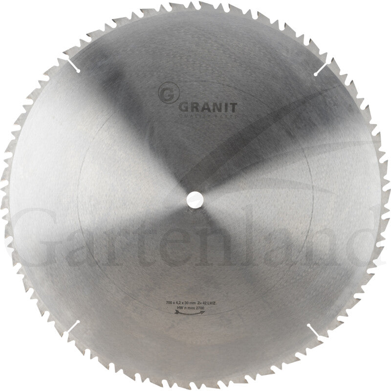 Granit Sägeblatt Hartmetall 42 Zähne Typ LWZ 700 mm Granit