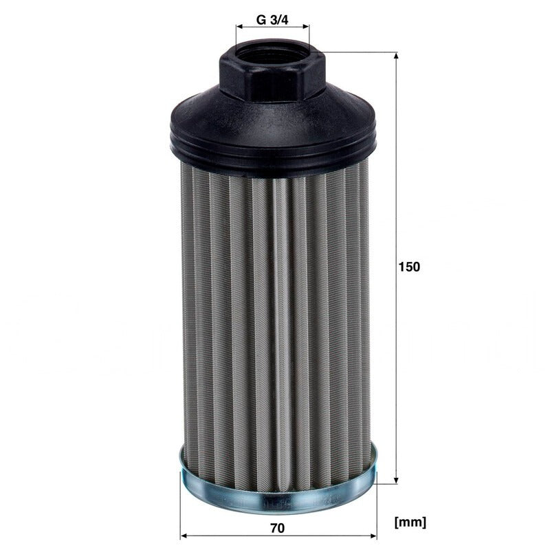 MANN FILTER Hydraulikölfilter H (mm) 150 MANN FILTER