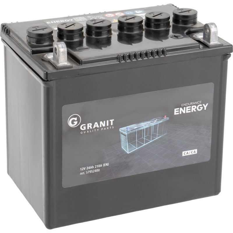 GRANIT ENDURANCE ENERGY Batterie 12 V / 24 Ah Gewicht 6,77 kg