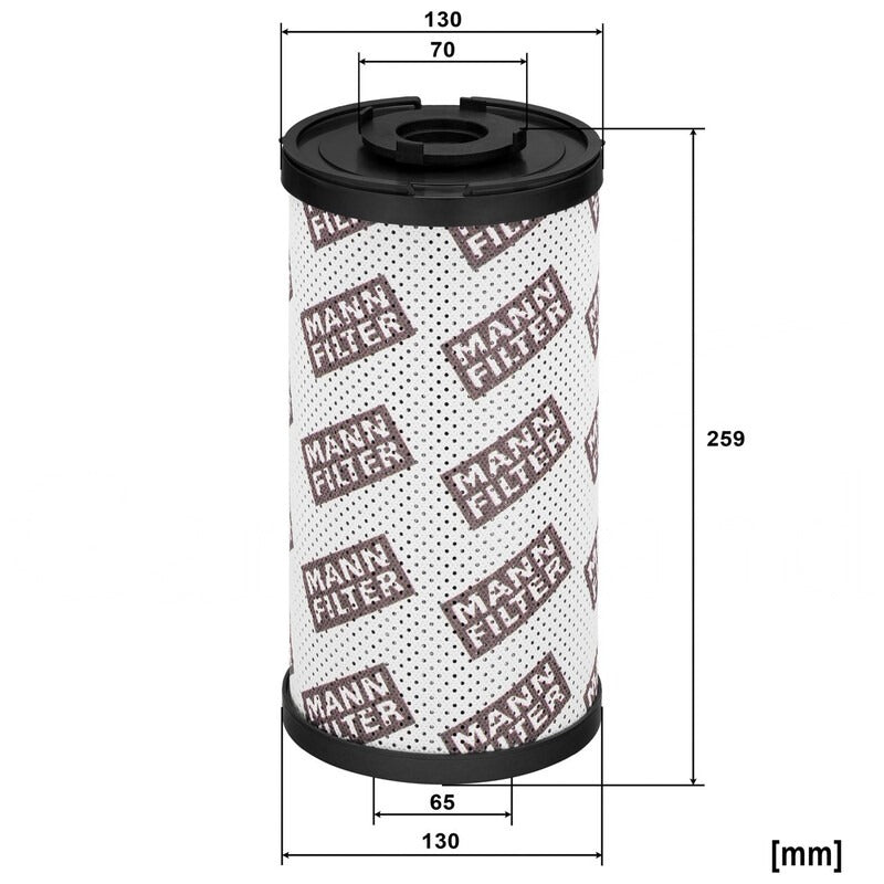 MANN FILTER Hydraulikölfilter für hohen Druck und mit Dichtung MANN FILTER