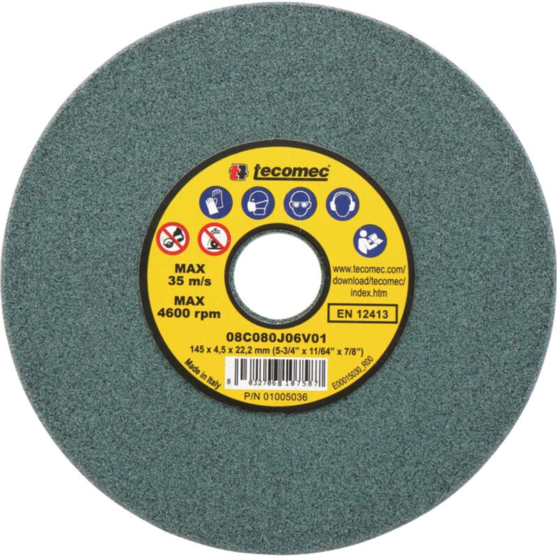 tecomec Schleifscheibe passend für Teilung.325", 3/8" Hartmeta